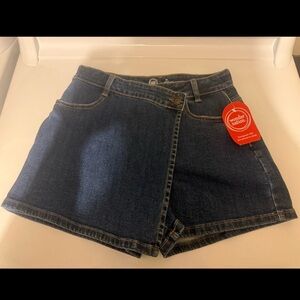 Wonder Nation NWT Dark Wash Tweens Denim Skort 14